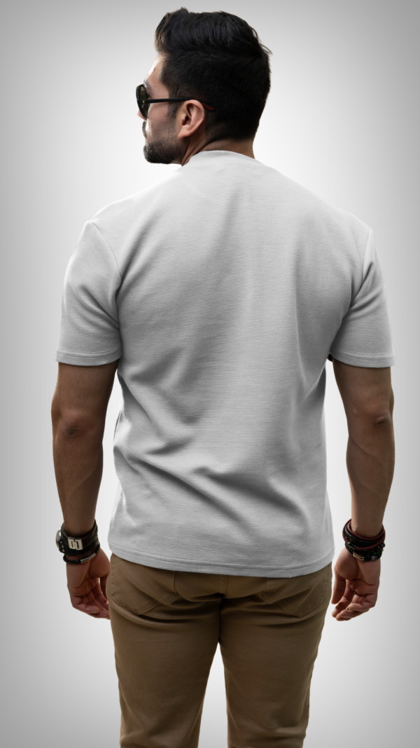 Camiseta Pesada 100% Algodón - Blanco