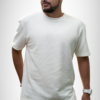 Camiseta con textura tipo waffle - Blanco